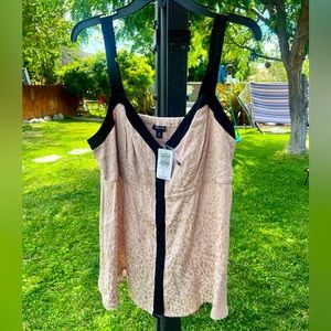 Torrid Babydoll Cami - Nude Leopard Print